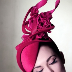 Sandro Hyams Philip Treacy Pink Hat