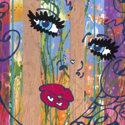 louise dear painting called coo..ee! splash