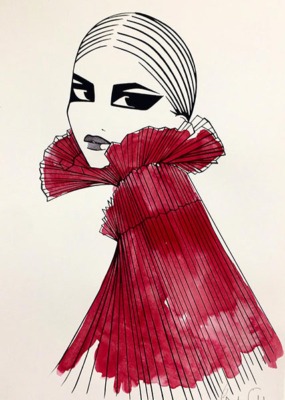 Colombine-red-Belinda-Frikh