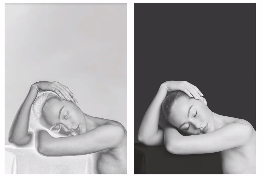 Resting Muse from Different Shades of White series, 2021 by Misia-O’
